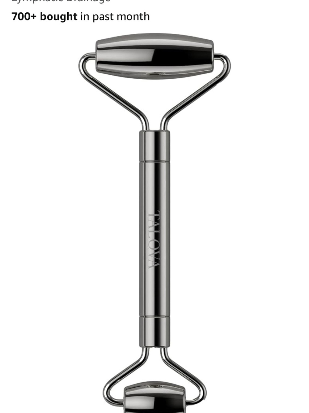 Talova- Steel Roller for daily de-puffing and facial massage. New in box